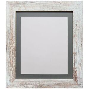 Frames & Mirrors 4U Metro Distressed White Frame with Dark Grey Mount for Image Size 15 x 10 Inch White Frames & Mirrors 4U Metro Distressed White Frame with Dark Grey Mount for Image Size 15 x 10 Inch White