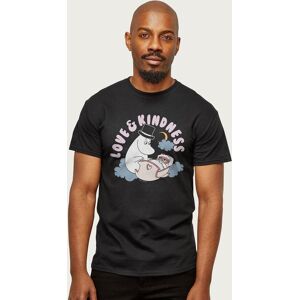 Moomin Men's Love & Kindness pappa With Baby T-Shirt in Black Size: 2XL Black 2XL Moomin Men's Love & Kindness pappa With Baby T-Shirt in Black Size: 2XL Black 2XL