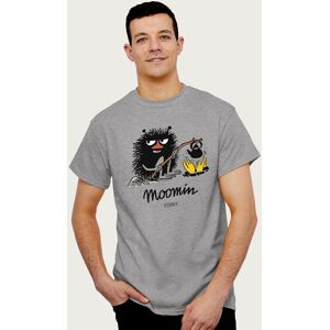 Moomin Men's Stinky Heating Kettle T-Shirt in Mid Grey Size: Small Mid Grey S Moomin Men's Stinky Heating Kettle T-Shirt in Mid Grey Size: Small Mid Grey S