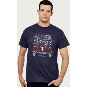 Volkswagen Men's Football Euro Camper Game On England T-Shirt in Navy Size: Large Navy L Volkswagen Men's Football Euro Camper Game On England T-Shirt in Navy Size: Large Navy L
