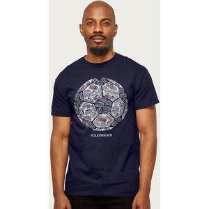Volkswagen Men's Football Campervans & Cars England Euro Football T-Shirt in Navy Size: Small Navy S Volkswagen Men's Football Campervans & Cars England Euro Football T-Shirt in Navy Size: Small Navy S