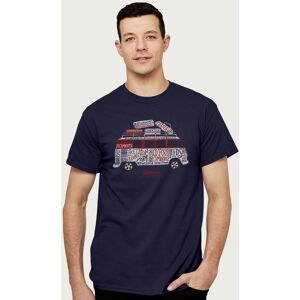 Volkswagen Men's England Euro Football Camper T-Shirt in Navy Size: 2XL Navy 2XL Volkswagen Men's England Euro Football Camper T-Shirt in Navy Size: 2XL Navy 2XL