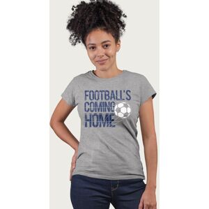 Football's Coming Home Women's Back Of The Net Euro Football T-Shirt in Mid Grey Size: 2XL Mid Grey 2XL Football's Coming Home Women's Back Of The Net Euro Football T-Shirt in Mid Grey Size: 2XL Mid Grey 2XL