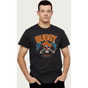 One Piece Men's Buggy Pirates Clown Skull Crossbones Emblem Anime T-Shirt in Black Size: XL Black XL One Piece Men's Buggy Pirates Clown Skull Crossbones Emblem Anime T-Shirt in Black Size: XL Black XL