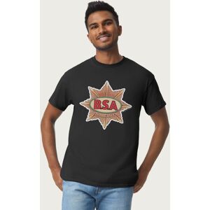 BSA Men's Emblem Empire Star Motorcycle T-Shirt in Black Size: 2XL Black 2XL BSA Men's Emblem Empire Star Motorcycle T-Shirt in Black Size: 2XL Black 2XL