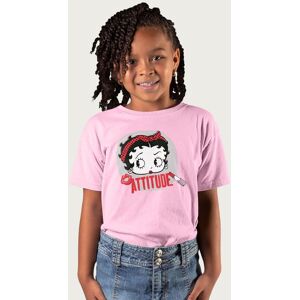 Betty Boop Lipstick Attitude T-Shirt in Light Pink Size: 9-11 Years Light Pink 9-11 Years Betty Boop Lipstick Attitude T-Shirt in Light Pink Size: 9-11 Years Light Pink 9-11 Years