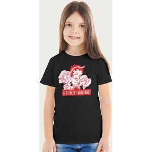 Betty Boop Attitude Is Everything Roses T-Shirt in Black Size: 7-8 Years Black 7-8 Years Betty Boop Attitude Is Everything Roses T-Shirt in Black Size: 7-8 Years Black 7-8 Years
