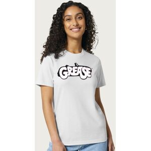 Grease Women's Classic Car Logo Relaxed Fit T-Shirt in White Size: Small White S Grease Women's Classic Car Logo Relaxed Fit T-Shirt in White Size: Small White S