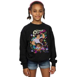 Disney Girl's Encanto Sister Goals Sweatshirt in Black Size: 5-6 Years Black 5-6 Years Disney Girl's Encanto Sister Goals Sweatshirt in Black Size: 5-6 Years Black 5-6 Years
