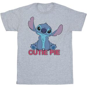 Disney Girl's Lilo & Stitch Stitch Cutie Pie Cotton T-Shirt in Grey Size: 3-4 Years Grey 3-4 Years Disney Girl's Lilo & Stitch Stitch Cutie Pie Cotton T-Shirt in Grey Size: 3-4 Years Grey 3-4 Years