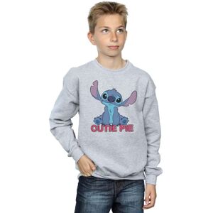 Disney Boy's Lilo & Stitch Stitch Cutie Pie Sweatshirt in Grey Size: 12-13 Years Grey 12-13 Years Disney Boy's Lilo & Stitch Stitch Cutie Pie Sweatshirt in Grey Size: 12-13 Years Grey 12-13 Years