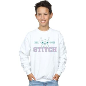 Disney Boy's Lilo & Stitch Collegial Pastel Sweatshirt in White Size: 12-13 Years White 12-13 Years Disney Boy's Lilo & Stitch Collegial Pastel Sweatshirt in White Size: 12-13 Years White 12-13 Years