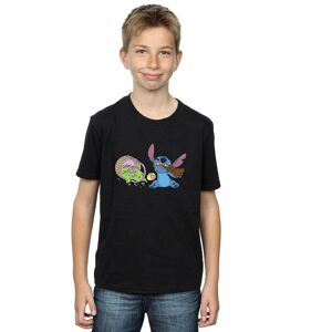 Disney Boy's Lilo & Stitch Stitch Easter Eggs T-Shirt in Black Size: 9 Years Black 9 Years Disney Boy's Lilo & Stitch Stitch Easter Eggs T-Shirt in Black Size: 9 Years Black 9 Years