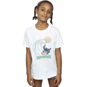 Disney Girl's Lilo & Stitch Hawaii Cotton T-Shirt in White Size: 12-13 Years White 12-13 Years Disney Girl's Lilo & Stitch Hawaii Cotton T-Shirt in White Size: 12-13 Years White 12-13 Years