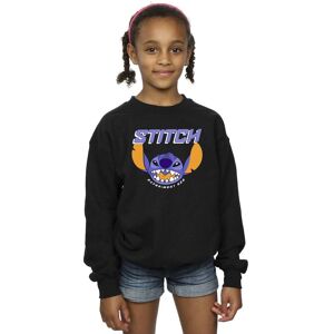 Disney Girl's Lilo & Stitch Purple Sweatshirt in Black Size: 7-8 Years Black 7-8 Years Disney Girl's Lilo & Stitch Purple Sweatshirt in Black Size: 7-8 Years Black 7-8 Years