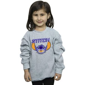 Disney Girl's Lilo & Stitch Purple Sweatshirt in Grey Size: 7-8 Years Grey 7-8 Years Disney Girl's Lilo & Stitch Purple Sweatshirt in Grey Size: 7-8 Years Grey 7-8 Years