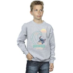 Disney Boy's Lilo & Stitch Hawaii Sweatshirt in Grey Size: 12-13 Years Grey 12-13 Years Disney Boy's Lilo & Stitch Hawaii Sweatshirt in Grey Size: 12-13 Years Grey 12-13 Years