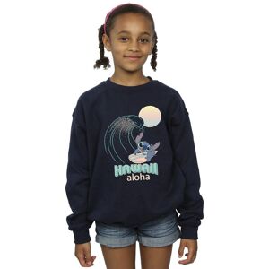 Disney Girl's Lilo & Stitch Hawaii Sweatshirt in Navy Size: 7-8 Years Navy 7-8 Years Disney Girl's Lilo & Stitch Hawaii Sweatshirt in Navy Size: 7-8 Years Navy 7-8 Years