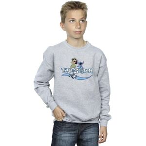 Disney Boy's Lilo & Stitch Characters Sweatshirt in Grey Size: 5-6 Years Grey 5-6 Years Disney Boy's Lilo & Stitch Characters Sweatshirt in Grey Size: 5-6 Years Grey 5-6 Years