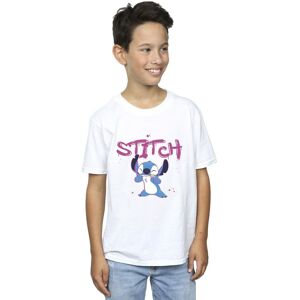 Disney Boy's Lilo & Stitch Graffiti T-Shirt in White Size: 12-13 Years White 12-13 Years Disney Boy's Lilo & Stitch Graffiti T-Shirt in White Size: 12-13 Years White 12-13 Years