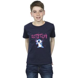 Disney Boys Lilo Stitch Graffiti T-Shirt Navy Blue - T-shirt Disney Boys Lilo Stitch Graffiti T-Shirt Navy Blue - T-shirt