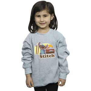 Disney Girl's Lilo & Stitch Bitten Surfboard Sweatshirt in Grey Size: 7-8 Years Grey 7-8 Years Disney Girl's Lilo & Stitch Bitten Surfboard Sweatshirt in Grey Size: 7-8 Years Grey 7-8 Years