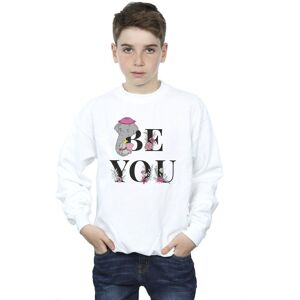 Disney Boy's Dumbo Be You Sweatshirt in White Size: 3-4 Years White 3-4 Years Disney Boy's Dumbo Be You Sweatshirt in White Size: 3-4 Years White 3-4 Years