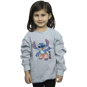 Disney Girl's Lilo & Stitch Bermuda Shorts Sweatshirt in Grey Size: 9 Years Grey 9 Years Disney Girl's Lilo & Stitch Bermuda Shorts Sweatshirt in Grey Size: 9 Years Grey 9 Years