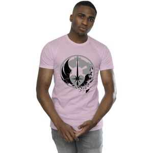Star Wars Men's Obi-Wan Kenobi Fractured Logos T-Shirt in Baby Pink Size: Small Baby Pink S Star Wars Men's Obi-Wan Kenobi Fractured Logos T-Shirt in Baby Pink Size: Small Baby Pink S