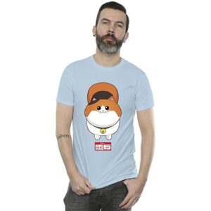 Disney Men's Big Hero 6 Baymax Kitten Face T-Shirt in Baby Blue Size: 2XL Baby Blue 2XL Disney Men's Big Hero 6 Baymax Kitten Face T-Shirt in Baby Blue Size: 2XL Baby Blue 2XL