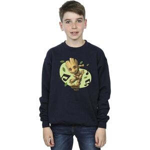 Marvel Boy's Guardians Of The Galaxy Groot Musical Notes Sweatshirt in Navy Size: 9 Years Navy 9 Years Marvel Boy's Guardians Of The Galaxy Groot Musical Notes Sweatshirt in Navy Size: 9 Years Navy 9 Years