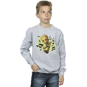 Marvel Boy's Guardians Of The Galaxy Groot Musical Notes Sweatshirt in Grey Size: 12-13 Years Grey 12-13 Years Marvel Boy's Guardians Of The Galaxy Groot Musical Notes Sweatshirt in Grey Size: 12-13 Years Grey 12-13 Years