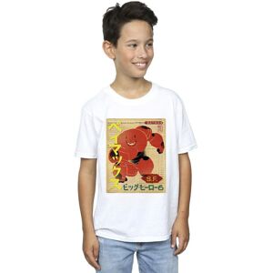 Disney Boy's Big Hero 6 Baymax Baymax Newspaper T-Shirt in White Size: 7-8 Years White 7-8 Years Disney Boy's Big Hero 6 Baymax Baymax Newspaper T-Shirt in White Size: 7-8 Years White 7-8 Years