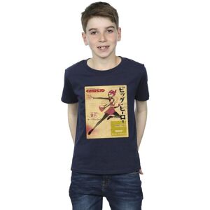 Disney Boy's Big Hero 6 Baymax Honey Lemon Newspaper T-Shirt in Navy Size: 7-8 Years Navy 7-8 Years Disney Boy's Big Hero 6 Baymax Honey Lemon Newspaper T-Shirt in Navy Size: 7-8 Years Navy 7-8 Years