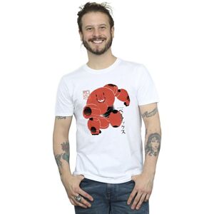 Disney Men's Big Hero 6 Baymax Suite Pose T-Shirt in White Size: Small White S Disney Men's Big Hero 6 Baymax Suite Pose T-Shirt in White Size: Small White S