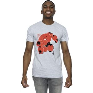 Disney Men's Big Hero 6 Baymax Suite Pose T-Shirt in Grey Size: 2XL Grey 2XL Disney Men's Big Hero 6 Baymax Suite Pose T-Shirt in Grey Size: 2XL Grey 2XL