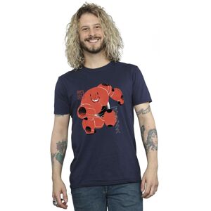 Disney Men's Big Hero 6 Baymax Suite Pose T-Shirt in Navy Size: Large Navy L Disney Men's Big Hero 6 Baymax Suite Pose T-Shirt in Navy Size: Large Navy L