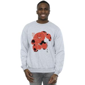 Disney Men's Big Hero 6 Baymax Suite Pose Sweatshirt in Grey Size: 2XL Grey 2XL Disney Men's Big Hero 6 Baymax Suite Pose Sweatshirt in Grey Size: 2XL Grey 2XL
