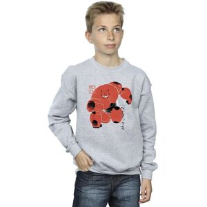 Disney Boy's Big Hero 6 Baymax Suite Pose Sweatshirt in Grey Size: 12-13 Years Grey 12-13 Years Disney Boy's Big Hero 6 Baymax Suite Pose Sweatshirt in Grey Size: 12-13 Years Grey 12-13 Years