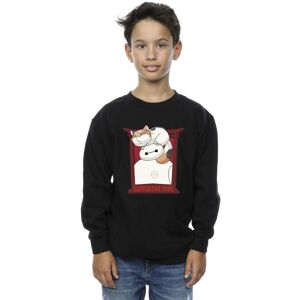 Disney Boy's Big Hero 6 Baymax Frame Support Sweatshirt in Black Size: 5-6 Years Black 5-6 Years Disney Boy's Big Hero 6 Baymax Frame Support Sweatshirt in Black Size: 5-6 Years Black 5-6 Years