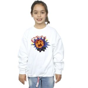 Disney Girl's Big Hero 6 Baymax Hiro Angry Manga Sweatshirt in White Size: 5-6 Years White 5-6 Years Disney Girl's Big Hero 6 Baymax Hiro Angry Manga Sweatshirt in White Size: 5-6 Years White 5-6 Years