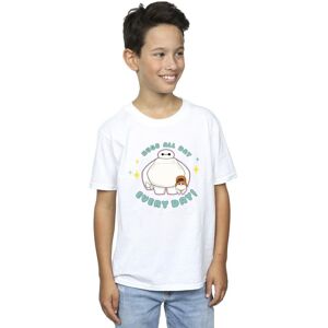 Disney Boy's Big Hero 6 Baymax Hugs Everyday T-Shirt in White Size: 7-8 Years White 7-8 Years Disney Boy's Big Hero 6 Baymax Hugs Everyday T-Shirt in White Size: 7-8 Years White 7-8 Years