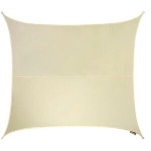 Primrose 3.6m Square Waterproof Patio Sun Shade Canopy 98% UV Block Free Rope in Off-White Off-White Primrose 3.6m Square Waterproof Patio Sun Shade Canopy 98% UV Block Free Rope in Off-White Off-White