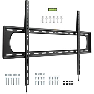 VonHaus Suitable for 60-120" Screens, Ultra-Slim TV Bracket in Black Black VonHaus Suitable for 60-120" Screens, Ultra-Slim TV Bracket in Black Black