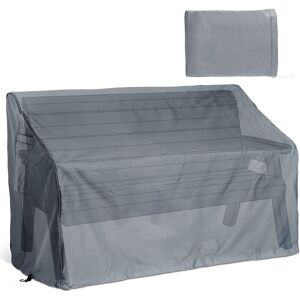 VonHaus Waterproof Garden 2 Seater Bench Cover in Grey Grey VonHaus Waterproof Garden 2 Seater Bench Cover in Grey Grey