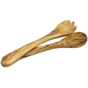 Verano Spanish Ceramics Olive Wood Natural Grained Rustic Kitchen Dining Salad Server (L) 31Cm Natural Verano Spanish Ceramics Olive Wood Natural Grained Rustic Kitchen Dining Salad Server (L) 31Cm Natural