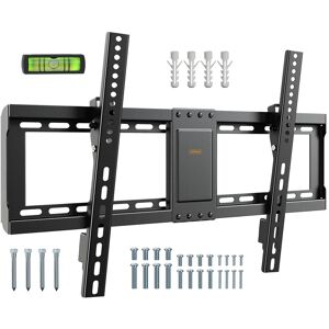VonHaus Suitable for 37-85" Screens, Ultra-Slim TV Tilting Wall Bracket in Black Black VonHaus Suitable for 37-85" Screens, Ultra-Slim TV Tilting Wall Bracket in Black Black