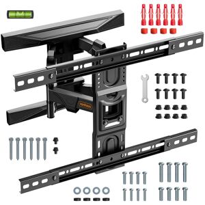 VonHaus Suitable for 37-82" Screens, Tilt & Swivel TV Bracket in Black Black VonHaus Suitable for 37-82" Screens, Tilt & Swivel TV Bracket in Black Black