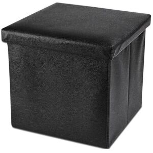Arpan Ottoman Deluxe Foldaway Storage Blanket Toy Box Foldable Stool Seat Soft Padded in Black Black Arpan Ottoman Deluxe Foldaway Storage Blanket Toy Box Foldable Stool Seat Soft Padded in Black Black
