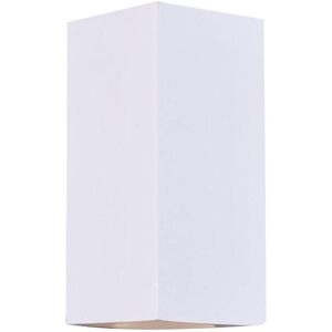 Harper Living Ceramic Rectangle Shaped Wall Light 2 lights Up & Down White Paintable GU10 (NO BULBs) White Harper Living Ceramic Rectangle Shaped Wall Light 2 lights Up & Down White Paintable GU10 (NO BULBs) White